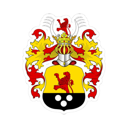 POL COA Borna III (Poland) (Coat of Arms) STICKER Vinyl Kiss-Cut Decal 3 Inch White - The Sticker Space