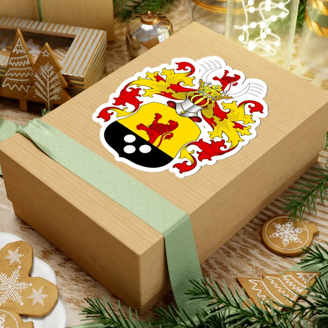 POL COA Borna III (Poland) (Coat of Arms) STICKER Vinyl Kiss-Cut Decal - The Sticker Space