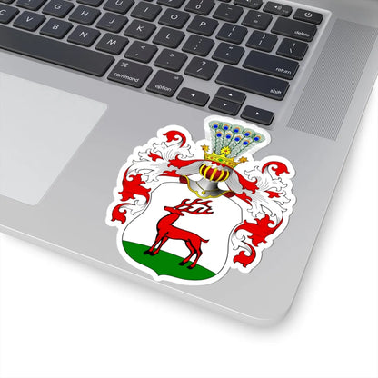 POL COA Borna IV (Poland) (Coat of Arms) STICKER Vinyl Kiss-Cut Decal - The Sticker Space