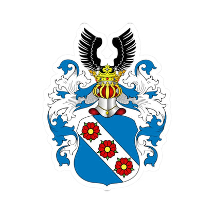 POL COA Borna (Poland) (Coat of Arms) STICKER Vinyl Kiss-Cut Decal 2 Inch White - The Sticker Space