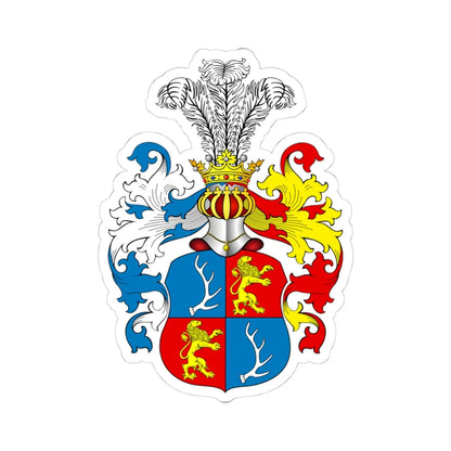 POL COA Borowski IV (Poland) (Coat of Arms) STICKER Vinyl Kiss-Cut Decal 4 Inch White - The Sticker Space