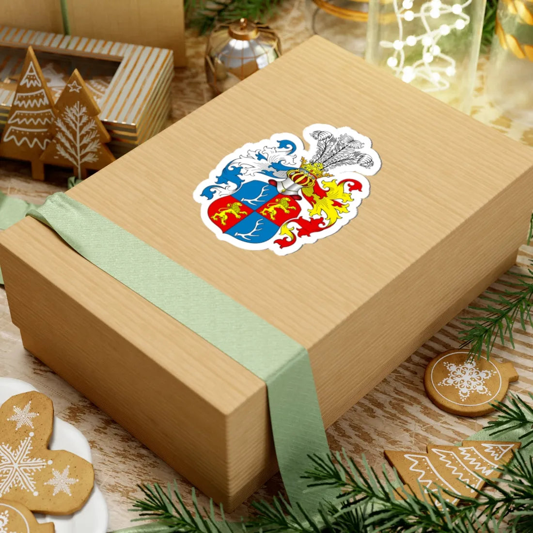 POL COA Borowski IV (Poland) (Coat of Arms) STICKER Vinyl Kiss-Cut Decal - The Sticker Space