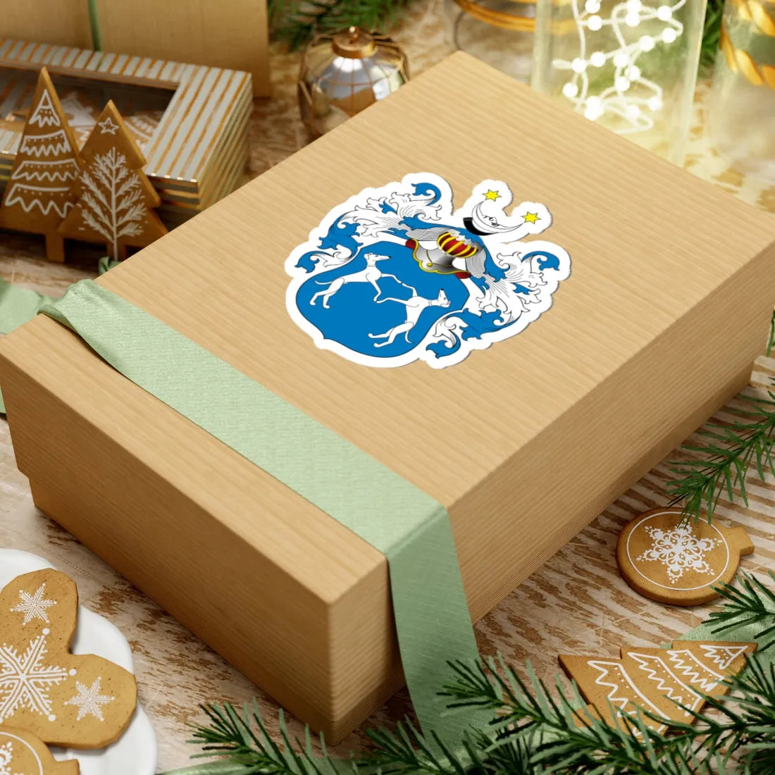 POL COA Borski II a (Poland) (Coat of Arms) STICKER Vinyl Kiss-Cut Decal - The Sticker Space