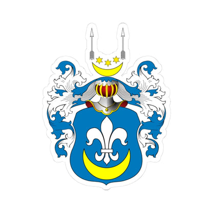 POL COA Borski III a (Poland) (Coat of Arms) STICKER Vinyl Kiss-Cut Decal 3 Inch White - The Sticker Space