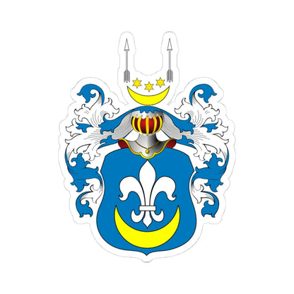 POL COA Borski III a (Poland) (Coat of Arms) STICKER Vinyl Kiss-Cut Decal 4 Inch White - The Sticker Space