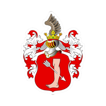 POL COA Borski (Poland) (Coat of Arms) STICKER Vinyl Kiss-Cut Decal 2 Inch White - The Sticker Space