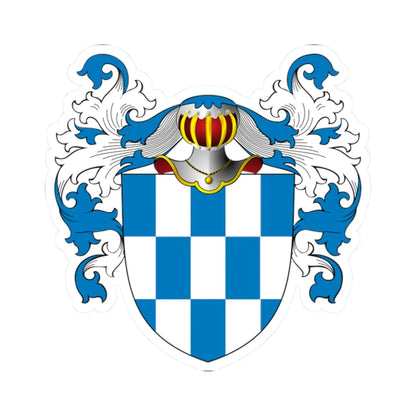 POL COA Borsnicz (Poland) (Coat of Arms) STICKER Vinyl Kiss-Cut Decal 2 Inch White - The Sticker Space