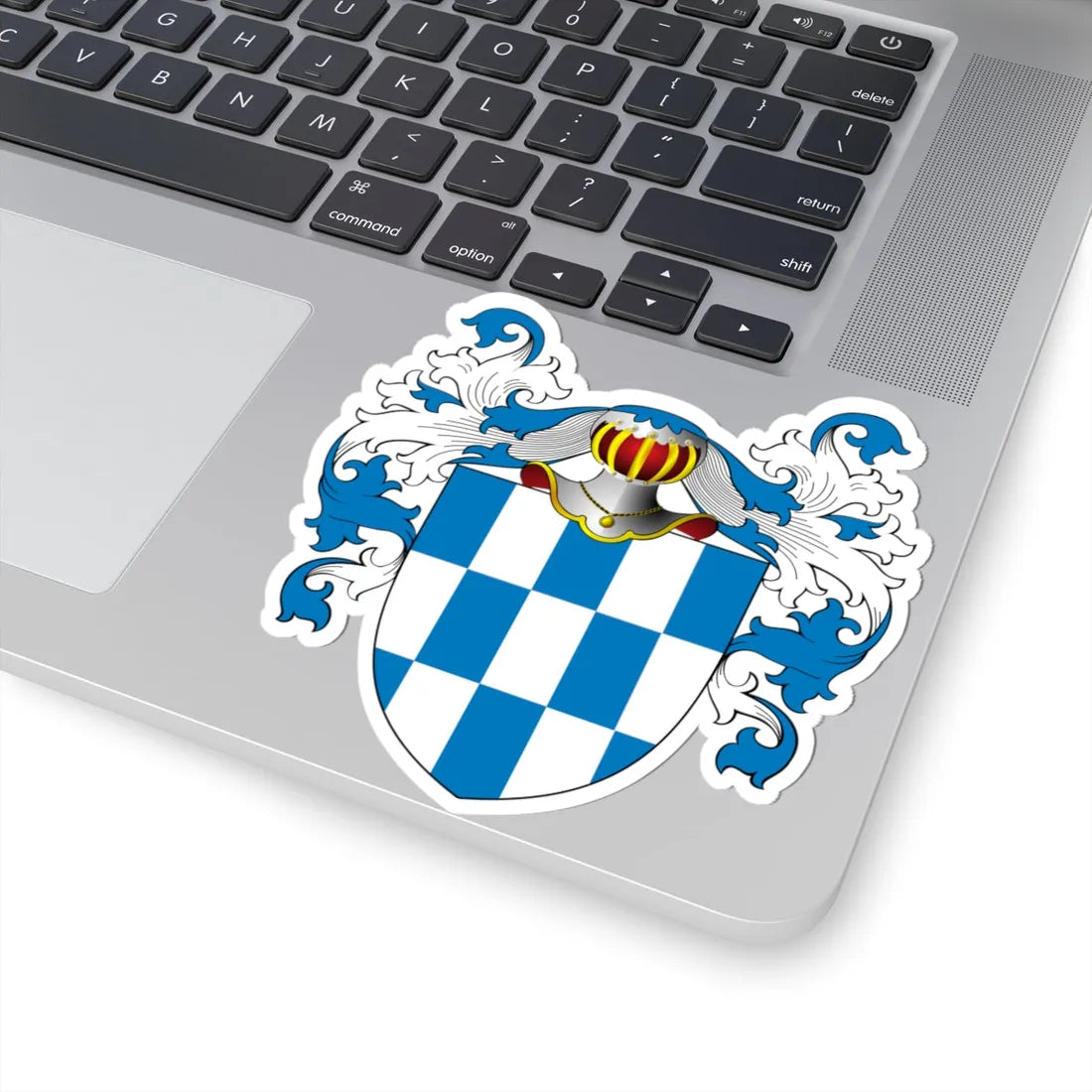 POL COA Borsnicz (Poland) (Coat of Arms) STICKER Vinyl Kiss-Cut Decal - The Sticker Space
