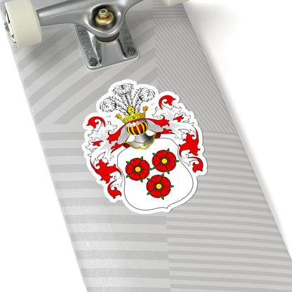 POL COA Borstel (Poland) (Coat of Arms) STICKER Vinyl Kiss-Cut Decal - The Sticker Space