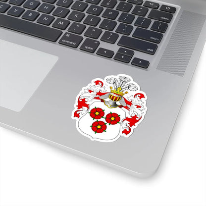 POL COA Borstel (Poland) (Coat of Arms) STICKER Vinyl Kiss-Cut Decal - The Sticker Space