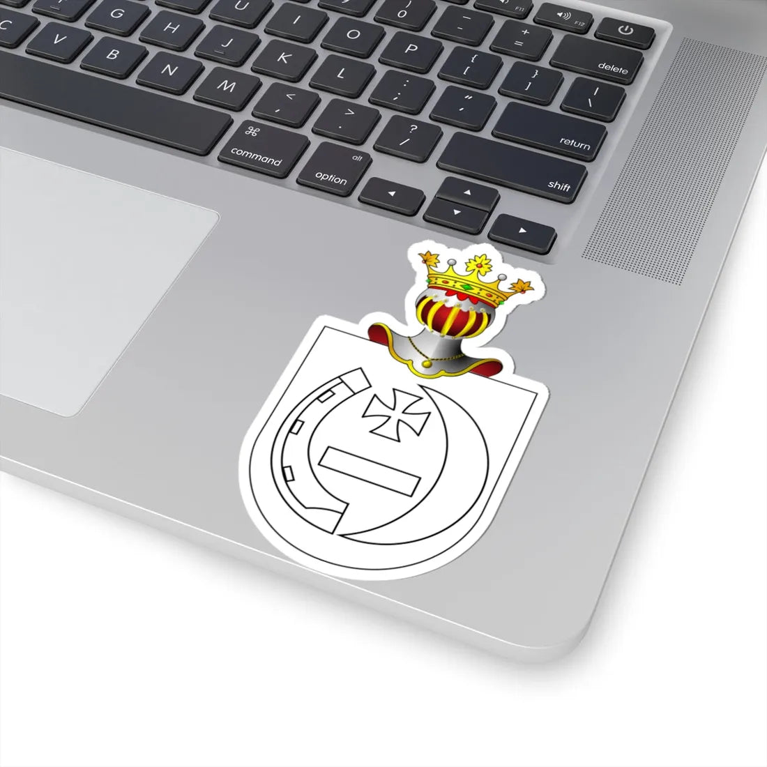 POL COA Bortkowicz (Poland) (Coat of Arms) STICKER Vinyl Kiss-Cut Decal - The Sticker Space