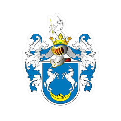 POL COA Borzestowski a (Poland) (Coat of Arms) STICKER Vinyl Kiss-Cut Decal 2 Inch White - The Sticker Space