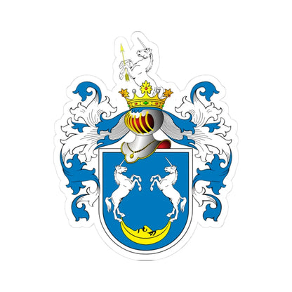 POL COA Borzestowski a (Poland) (Coat of Arms) STICKER Vinyl Kiss-Cut Decal 3 Inch White - The Sticker Space