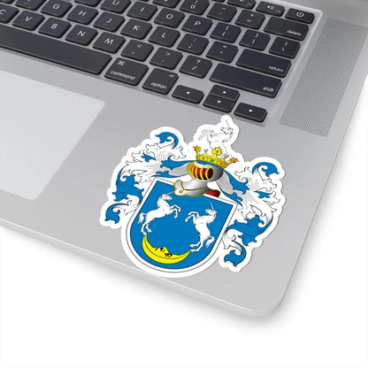 POL COA Borzestowski (Poland) (Coat of Arms) STICKER Vinyl Kiss-Cut Decal - The Sticker Space
