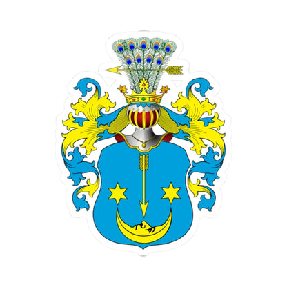 POL COA Borzyszkowski I b (Poland) (Coat of Arms) STICKER Vinyl Kiss-Cut Decal 2 Inch White - The Sticker Space