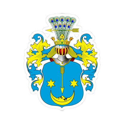 POL COA Borzyszkowski I b (Poland) (Coat of Arms) STICKER Vinyl Kiss-Cut Decal 3 Inch White - The Sticker Space