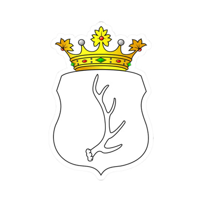 POL COA Borzyszkowski III (Poland) (Coat of Arms) STICKER Vinyl Kiss-Cut Decal 2 Inch White - The Sticker Space