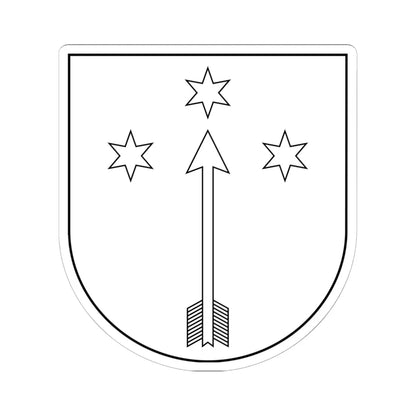 POL COA Borzyszkowski IV (Poland) (Coat of Arms) STICKER Vinyl Kiss-Cut Decal 6 Inch White - The Sticker Space