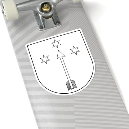 POL COA Borzyszkowski IV (Poland) (Coat of Arms) STICKER Vinyl Kiss-Cut Decal - The Sticker Space