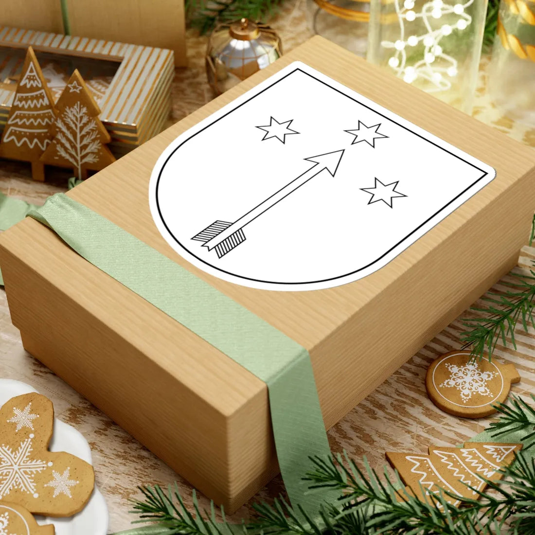 POL COA Borzyszkowski IV (Poland) (Coat of Arms) STICKER Vinyl Kiss-Cut Decal - The Sticker Space