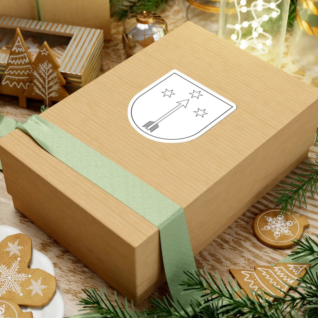 POL COA Borzyszkowski IV (Poland) (Coat of Arms) STICKER Vinyl Kiss-Cut Decal - The Sticker Space