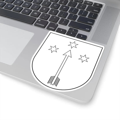 POL COA Borzyszkowski IV (Poland) (Coat of Arms) STICKER Vinyl Kiss-Cut Decal - The Sticker Space