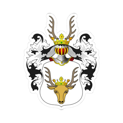 POL COA Brackel (Poland) (Coat of Arms) STICKER Vinyl Kiss-Cut Decal 3 Inch White - The Sticker Space