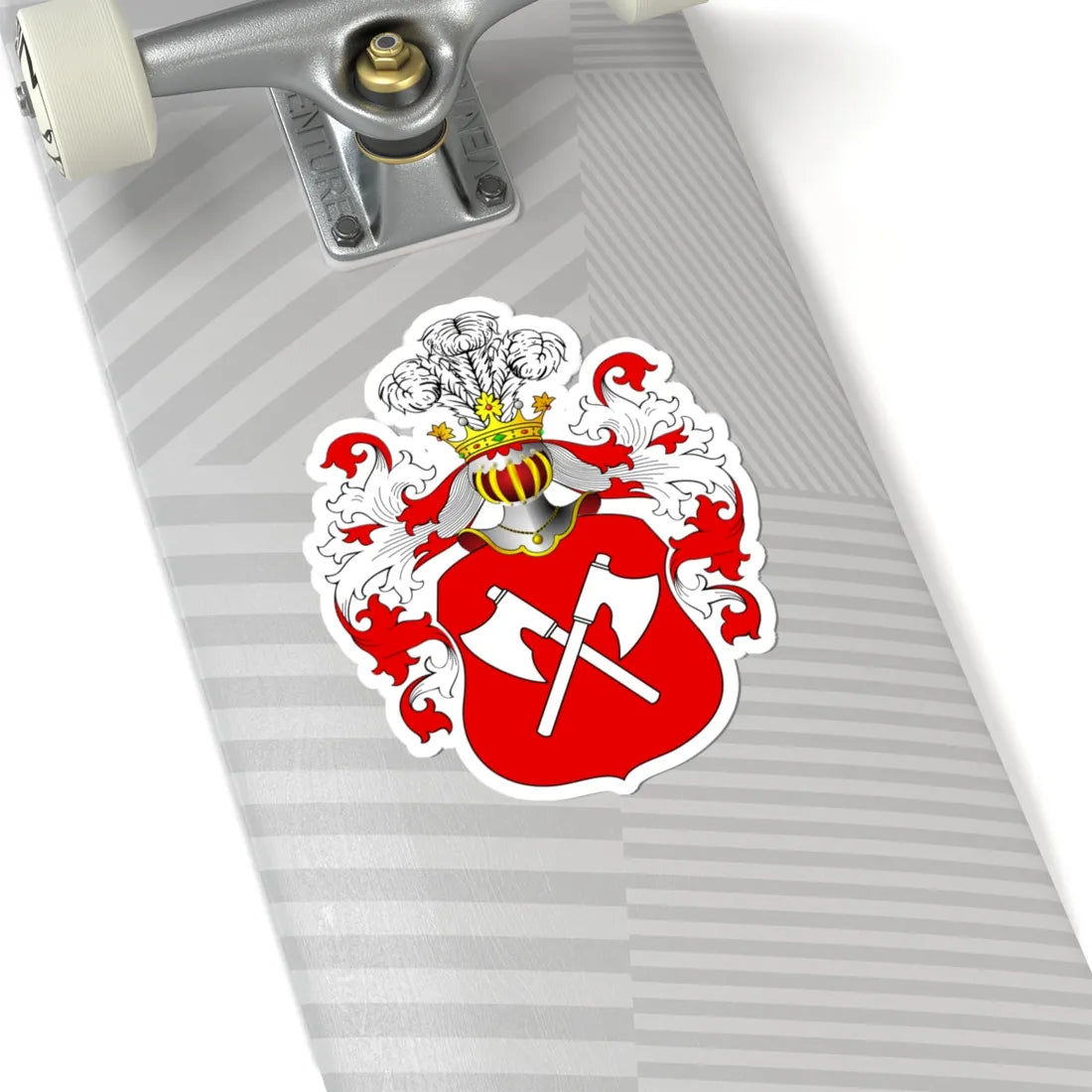 POL COA Bradacice (Poland) (Coat of Arms) STICKER Vinyl Kiss-Cut Decal - The Sticker Space