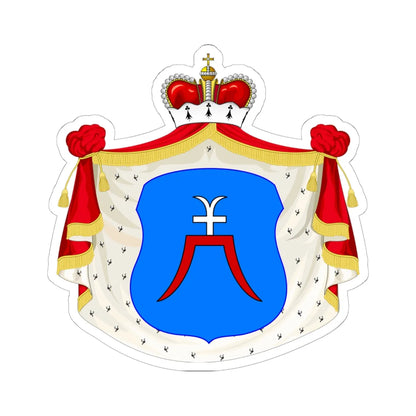 POL COA Brama (Poland) (Coat of Arms) STICKER Vinyl Kiss-Cut Decal 6 Inch White - The Sticker Space