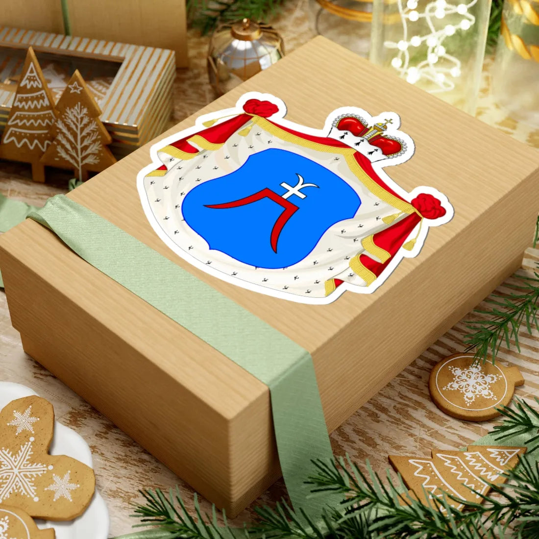 POL COA Brama (Poland) (Coat of Arms) STICKER Vinyl Kiss-Cut Decal - The Sticker Space