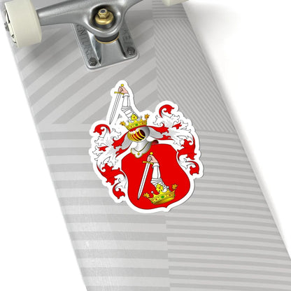 POL COA Brandys (Poland) (Coat of Arms) STICKER Vinyl Kiss-Cut Decal - The Sticker Space