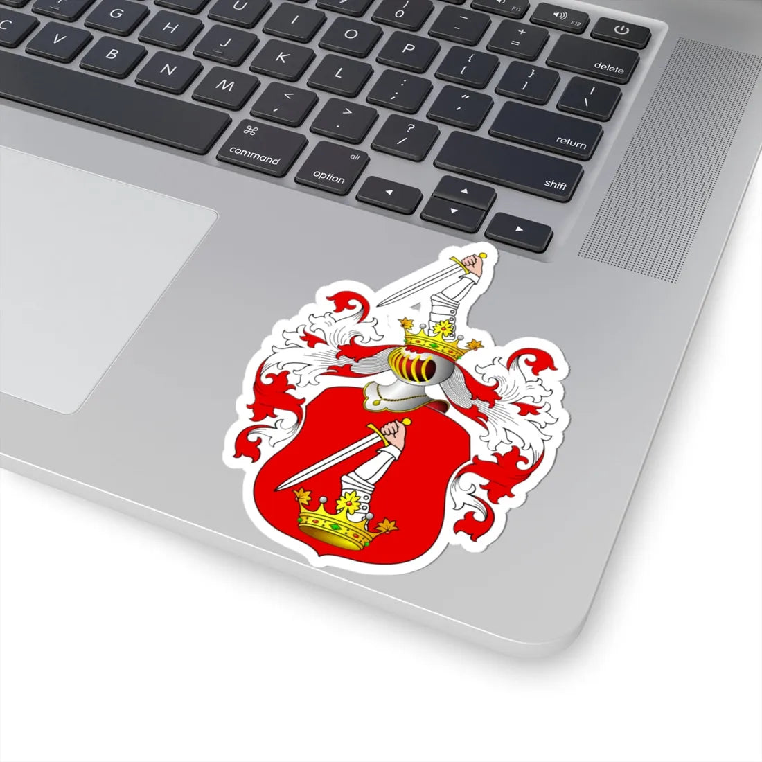 POL COA Brandys (Poland) (Coat of Arms) STICKER Vinyl Kiss-Cut Decal - The Sticker Space