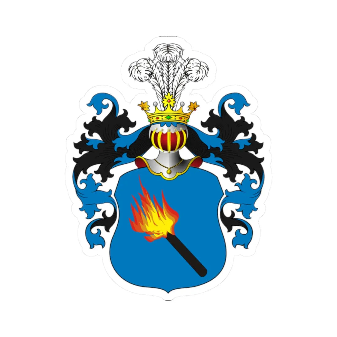 POL COA Brant (Poland) (Coat of Arms) STICKER Vinyl Kiss-Cut Decal 2 Inch White - The Sticker Space