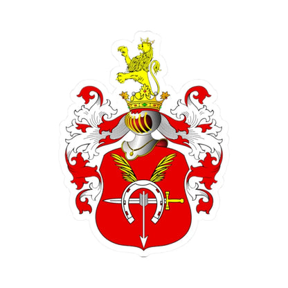 POL COA Bratkowski II (Poland) (Coat of Arms) STICKER Vinyl Kiss-Cut Decal 2 Inch White - The Sticker Space