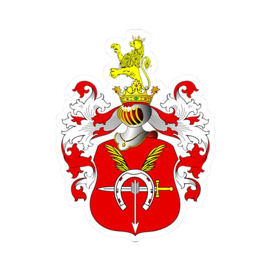 POL COA Bratkowski II (Poland) (Coat of Arms) STICKER Vinyl Kiss-Cut Decal 2 Inch White - The Sticker Space