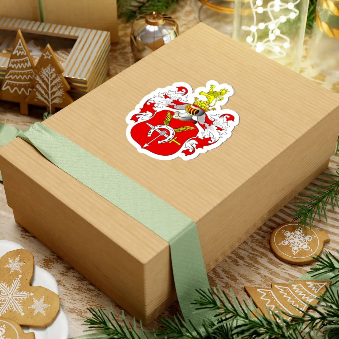 POL COA Bratkowski II (Poland) (Coat of Arms) STICKER Vinyl Kiss-Cut Decal - The Sticker Space