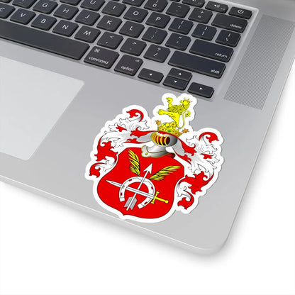 POL COA Bratkowski (Poland) (Coat of Arms) STICKER Vinyl Kiss-Cut Decal - The Sticker Space