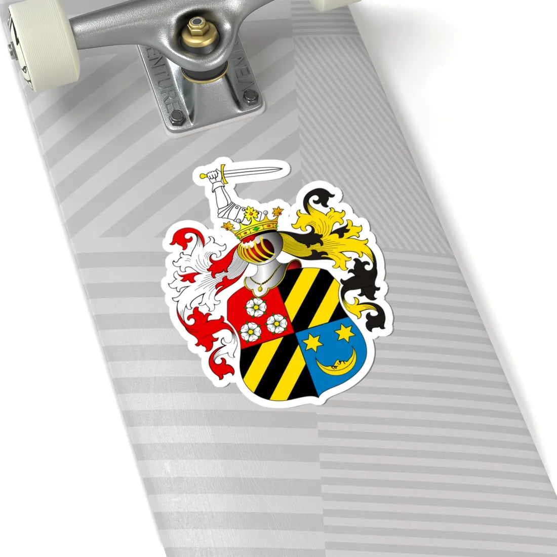 POL COA Braunek (Poland) (Coat of Arms) STICKER Vinyl Kiss-Cut Decal - The Sticker Space