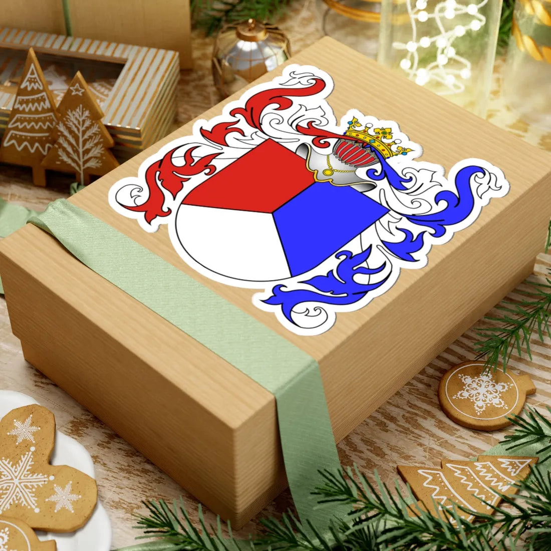 POL COA Breza alt (Poland) (Coat of Arms) STICKER Vinyl Kiss-Cut Decal - The Sticker Space