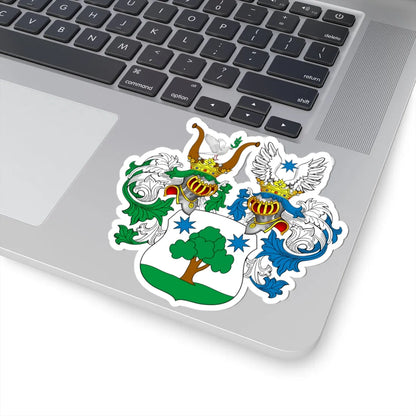 POL COA Brezany (Poland) (Coat of Arms) STICKER Vinyl Kiss-Cut Decal - The Sticker Space