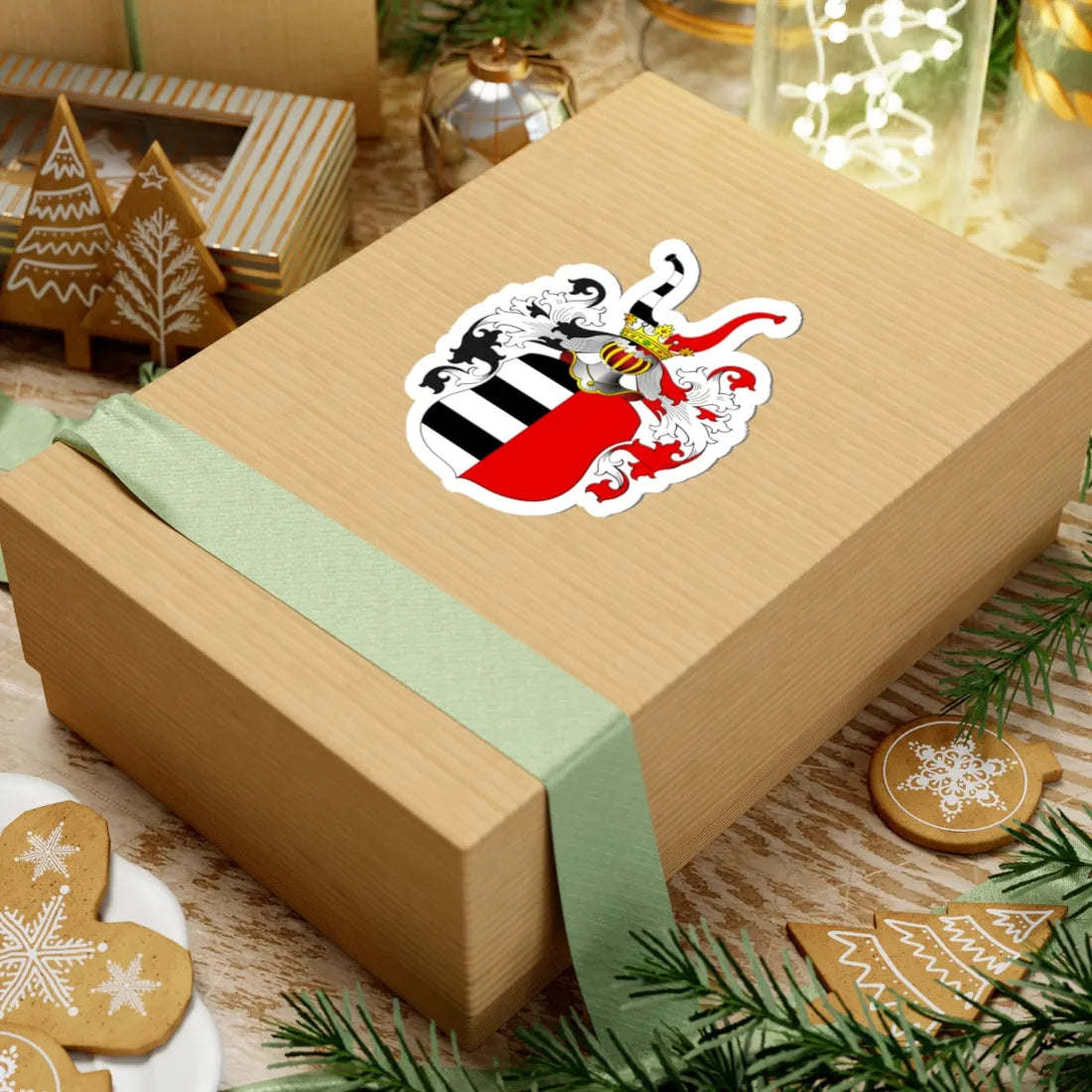 POL COA Brisinowski (Poland) (Coat of Arms) STICKER Vinyl Kiss-Cut Decal - The Sticker Space