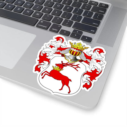 POL COA Brochwicz II (Poland) (Coat of Arms) STICKER Vinyl Kiss-Cut Decal - The Sticker Space