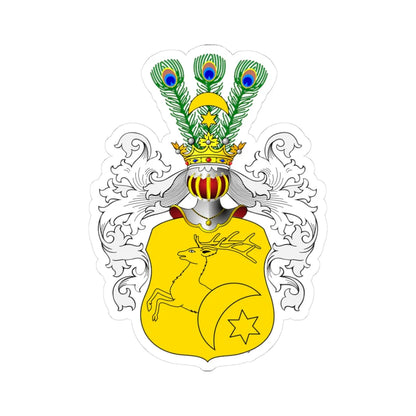 POL COA Brochwicz III z (Poland) (Coat of Arms) STICKER Vinyl Kiss-Cut Decal 3 Inch White - The Sticker Space