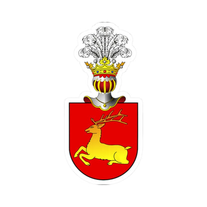POL COA Brochwicz IV (Poland) (Coat of Arms) STICKER Vinyl Kiss-Cut Decal 2 Inch White - The Sticker Space