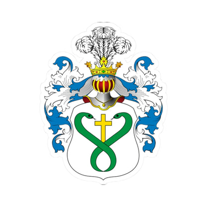 POL COA Brodowicz (Poland) (Coat of Arms) STICKER Vinyl Kiss-Cut Decal 2 Inch White - The Sticker Space