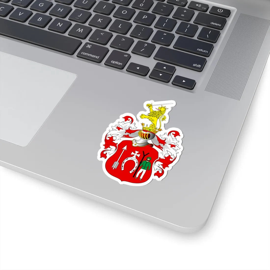 POL COA Brodowski (Poland) (Coat of Arms) STICKER Vinyl Kiss-Cut Decal - The Sticker Space