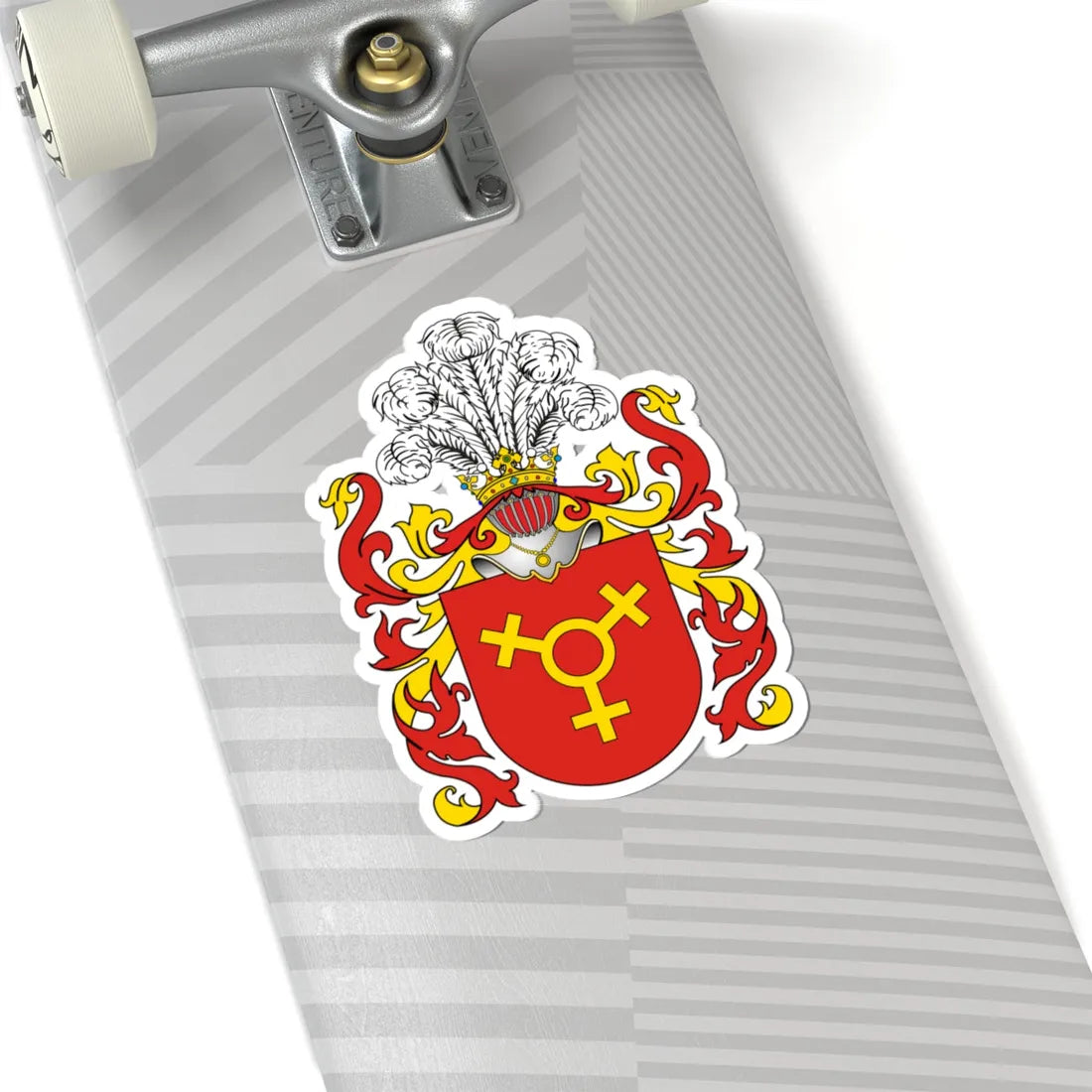 POL COA Brodzic (Poland) (Coat of Arms) STICKER Vinyl Kiss-Cut Decal - The Sticker Space