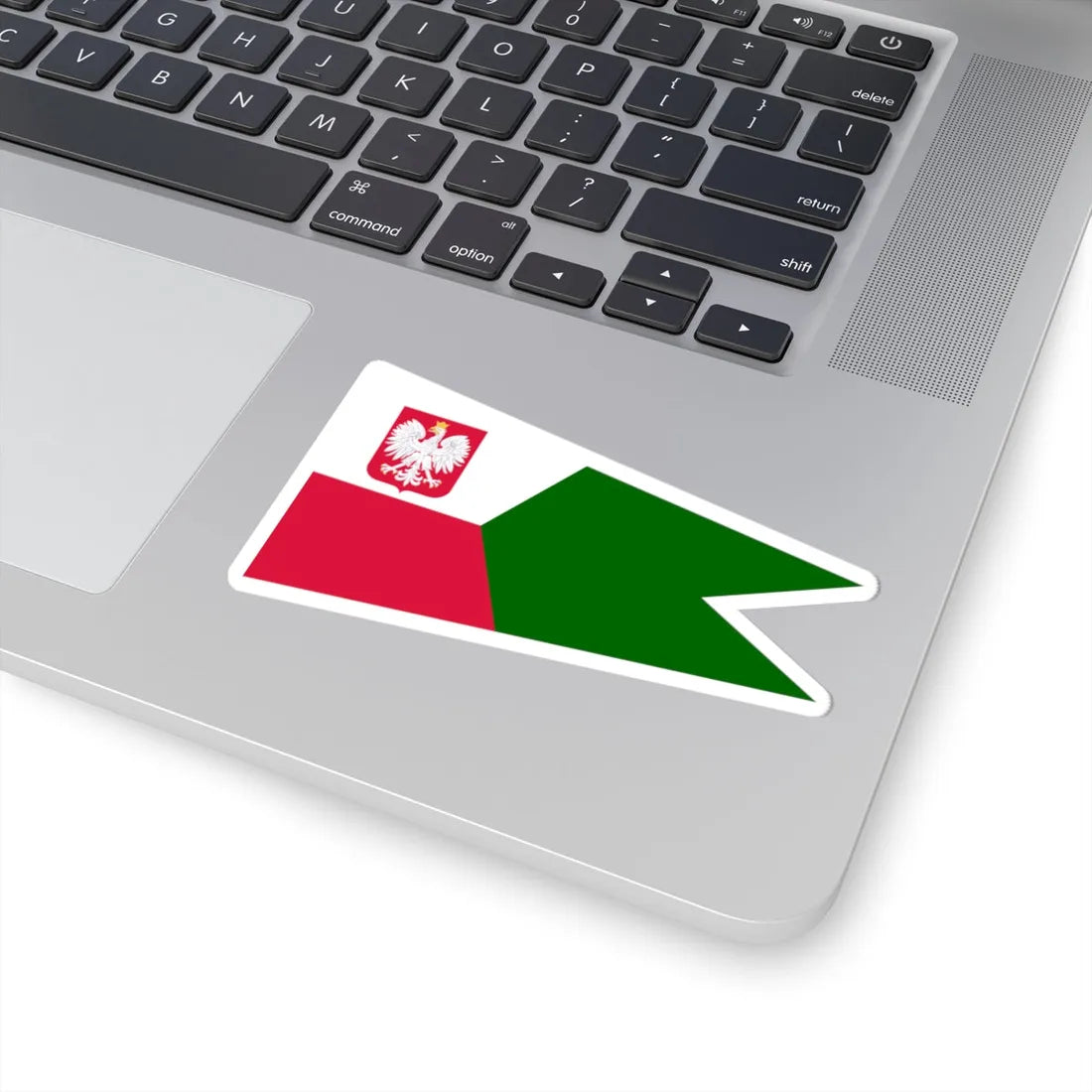 POL dowodca grupy okretow rank flag (Poland) STICKER Vinyl Kiss-Cut Decal - The Sticker Space