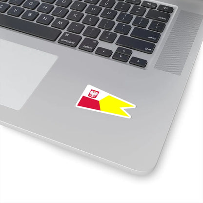 POL dowodca obrony wybrzeza rank flag (Poland) STICKER Vinyl Kiss-Cut Decal - The Sticker Space