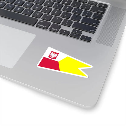 POL dowodca obrony wybrzeza rank flag (Poland) STICKER Vinyl Kiss-Cut Decal - The Sticker Space